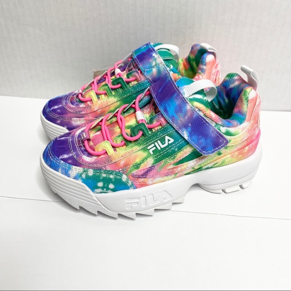 kids tie dye tennis shoes